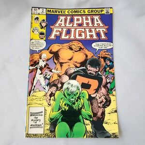 Marvel Alpha Flight #2 Comic Book 1983 Beginning The Mystery of Marrina